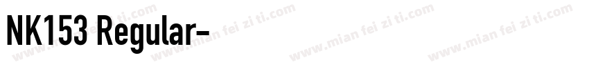 NK153 Regular字体转换